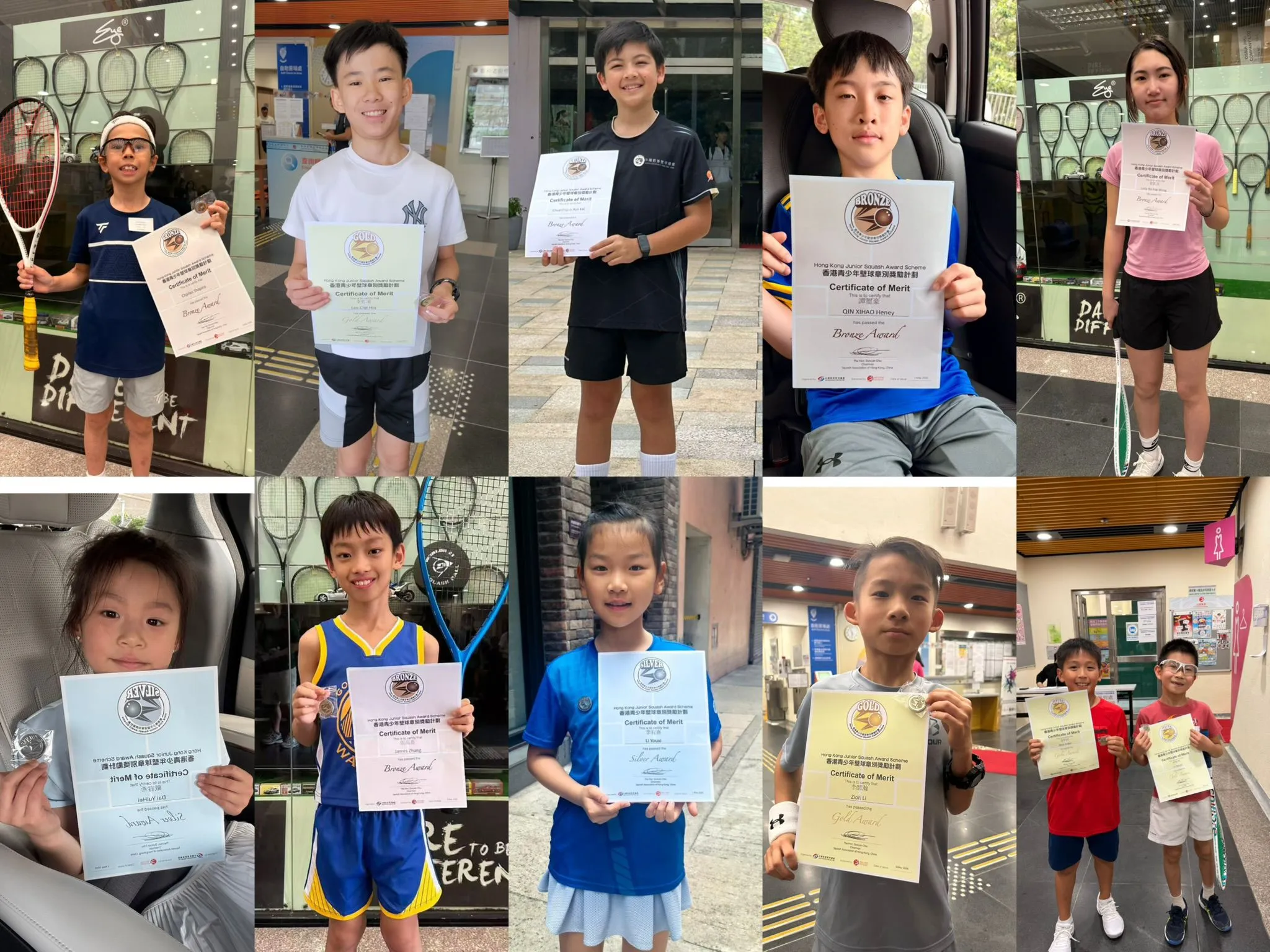 Vitality Squash student