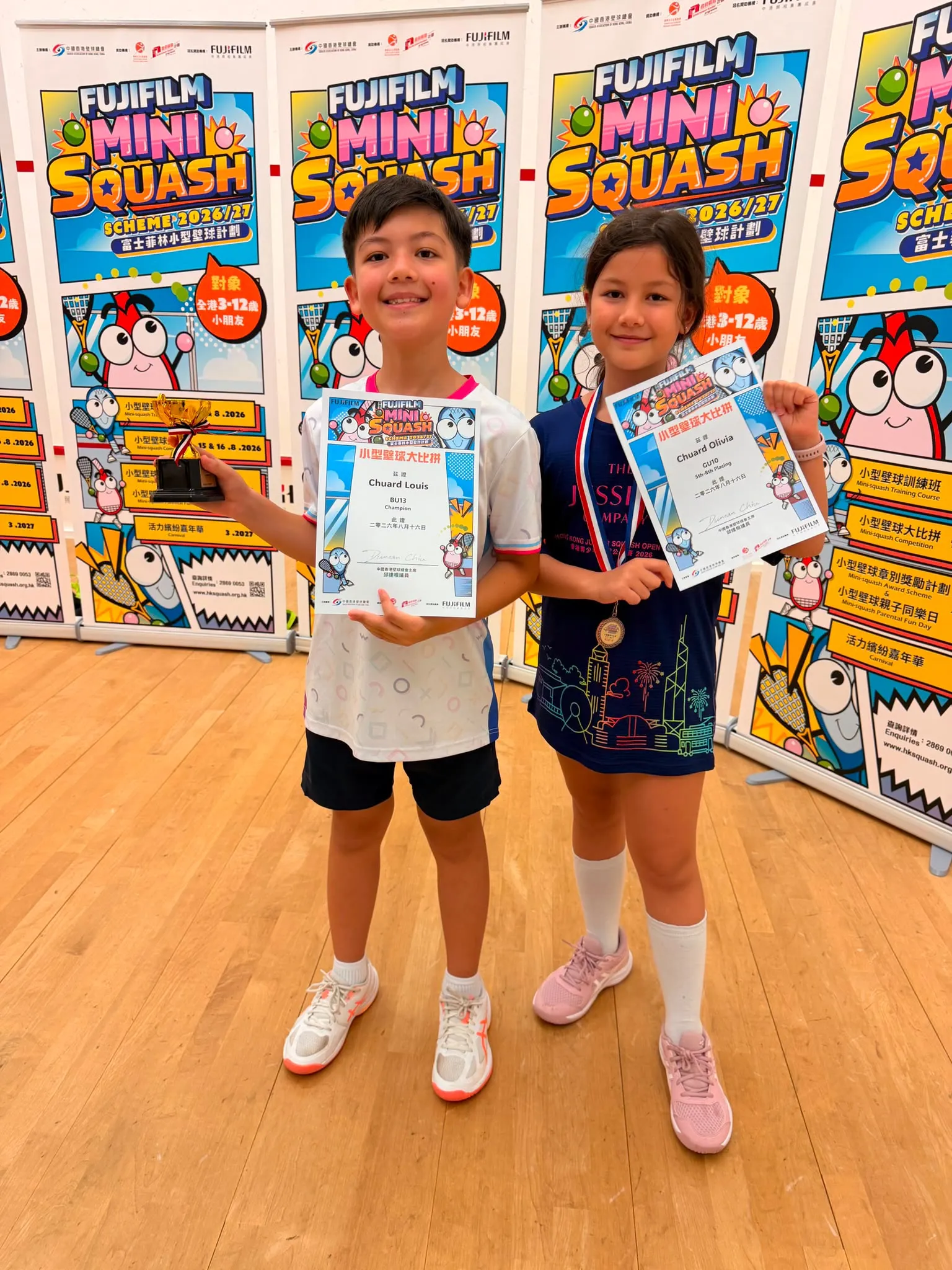 Vitality Squash student