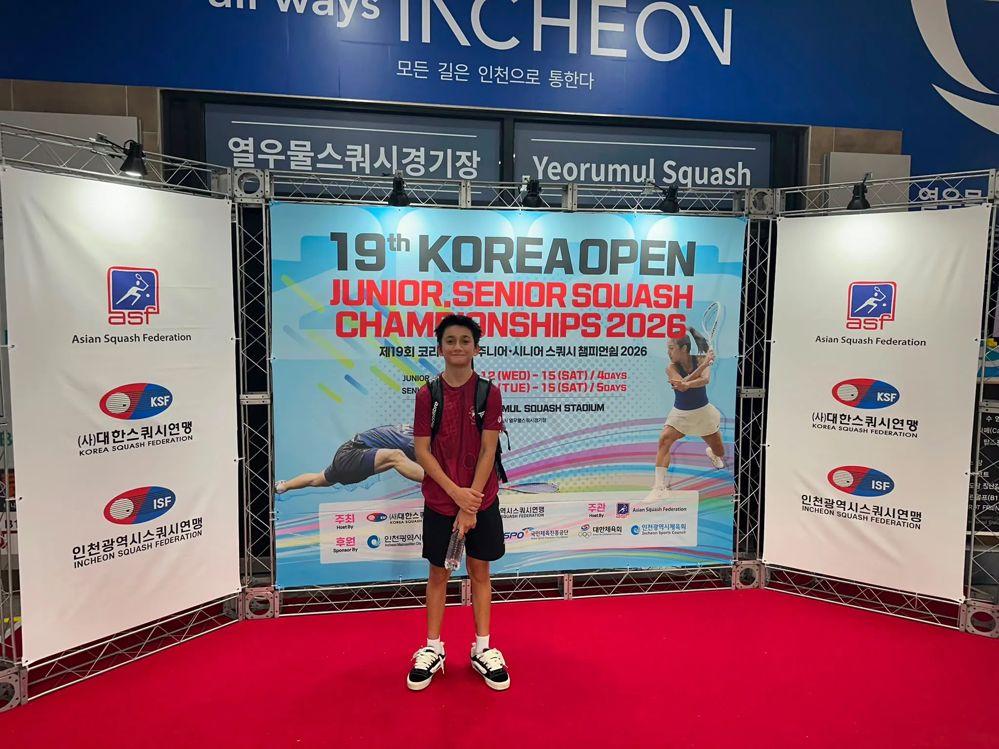 Vitality Squash student