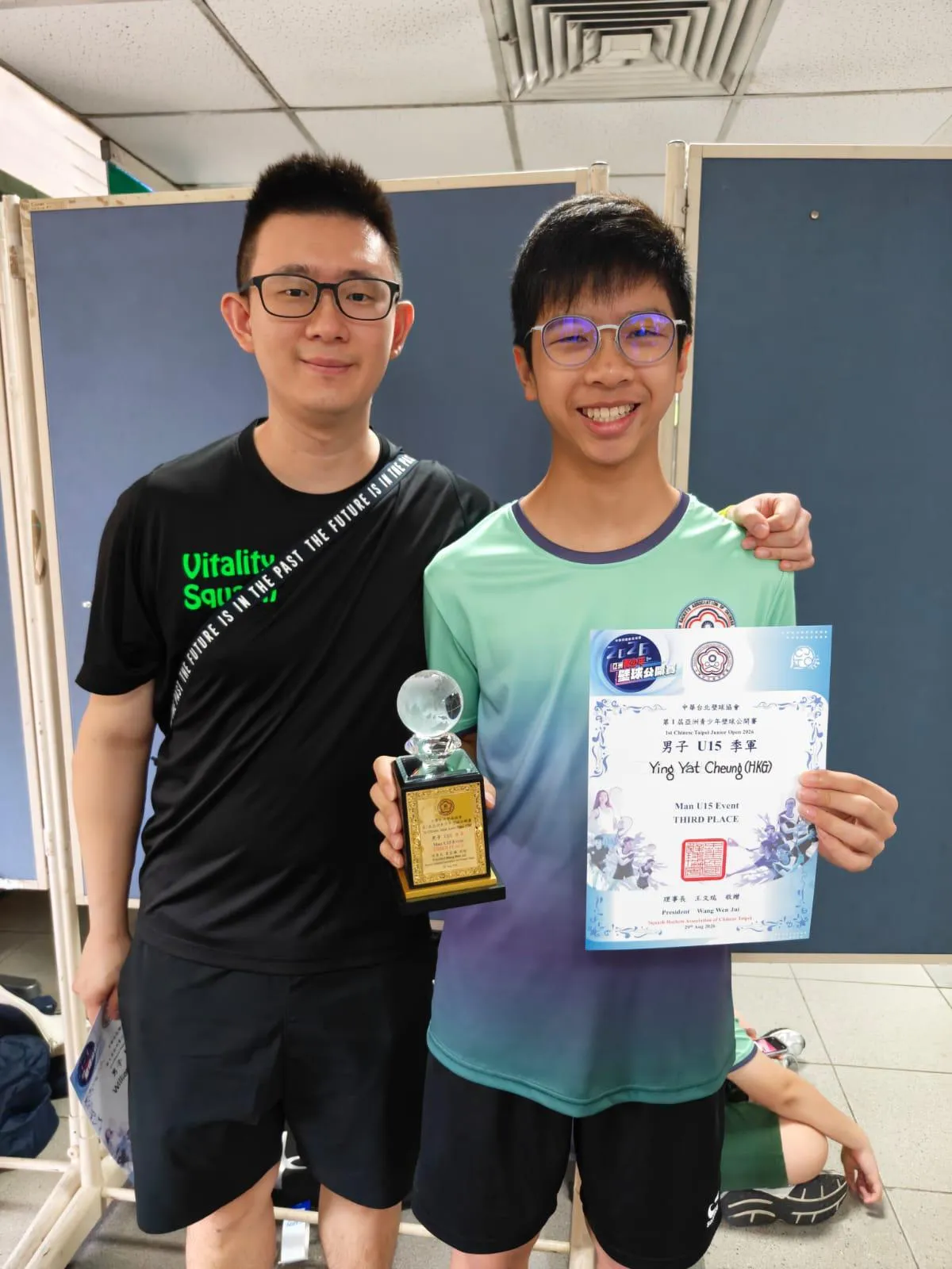 Vitality Squash student